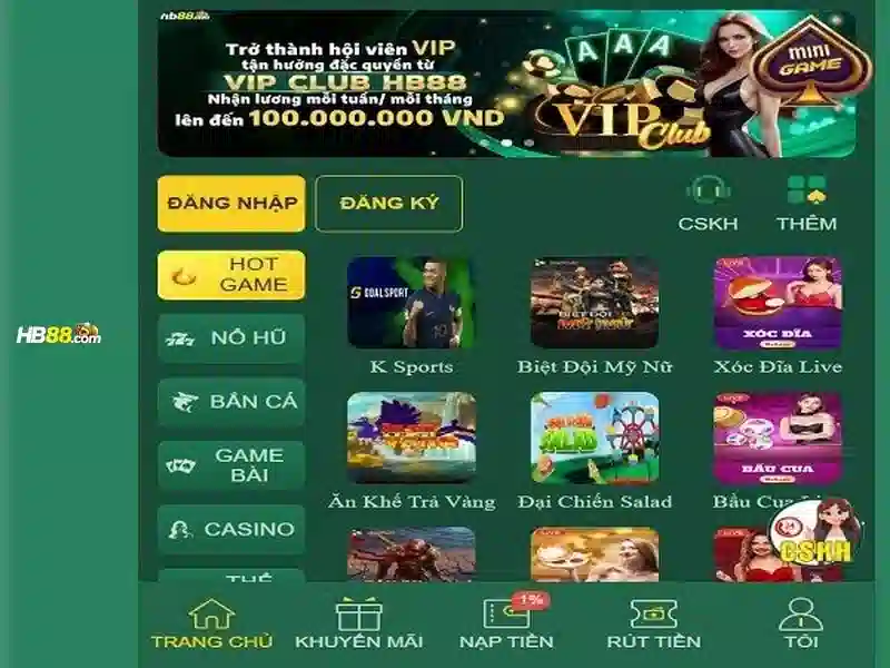 truy cập hb88 app